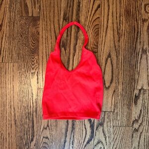 Urban Outfitters Bold Red Halter Top